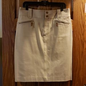 Ralph Lauren khaki a-line skirt